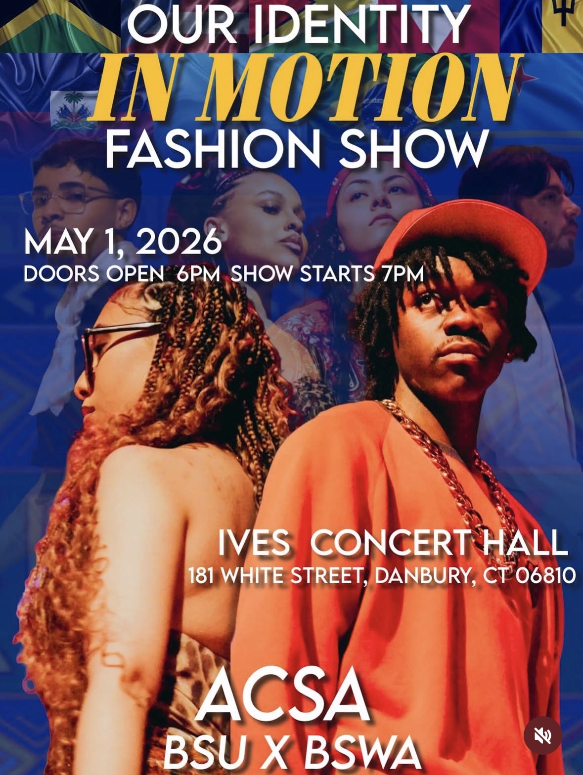 ACSA Fashion Show “Our Identity In Motion” on Friday